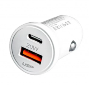 20W USB A + TYPE C Fast Car Charger USP