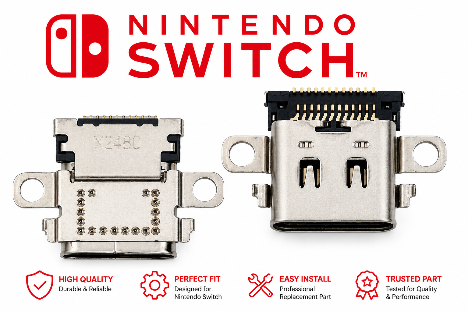 Nintendo Switch Type C Charging Port (Switch Verion) - Image 2