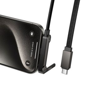 hoco. U150 Stand Cable Exquisite bracket 60W charging data cable C to C - Black